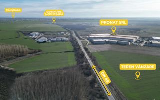 COM 0% Parcele de teren intravilan industrial cu utilitati | Sanandrei - Poză 4