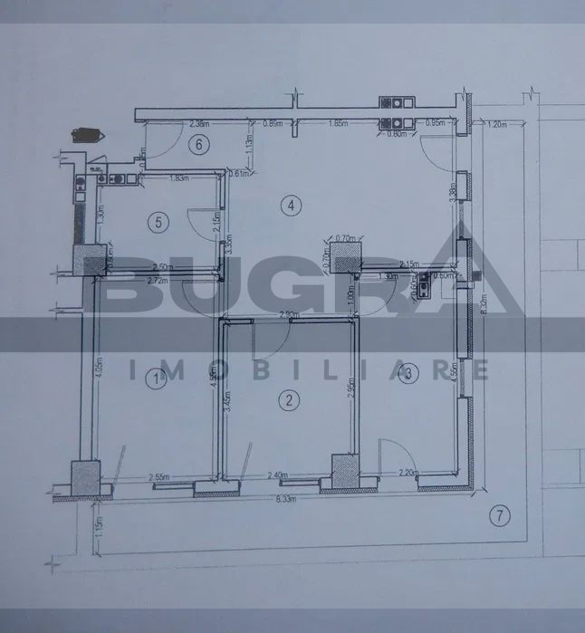 Apartament 3 camere, 60 mp, 2 parcari, terasa, zona Vivo - Poză 8