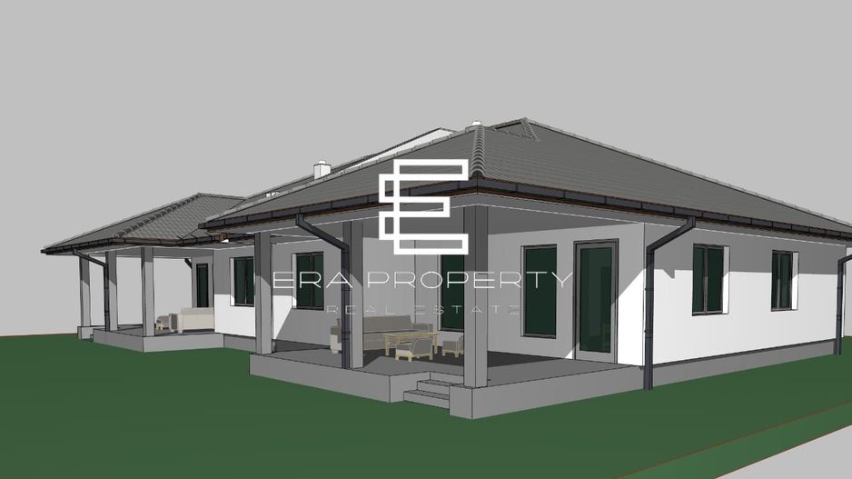 Case pe un singur nivel teren 479 mp cu panouri solare – Cristian/Sibiu - Poză 2