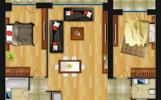 Vanzare 3 camere InCity Dristor-Piata Alba Iulia - Poză 3