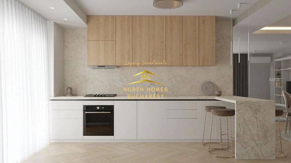 Apartament 3 camere LUX Herastrau cu parcare! - Poză 4