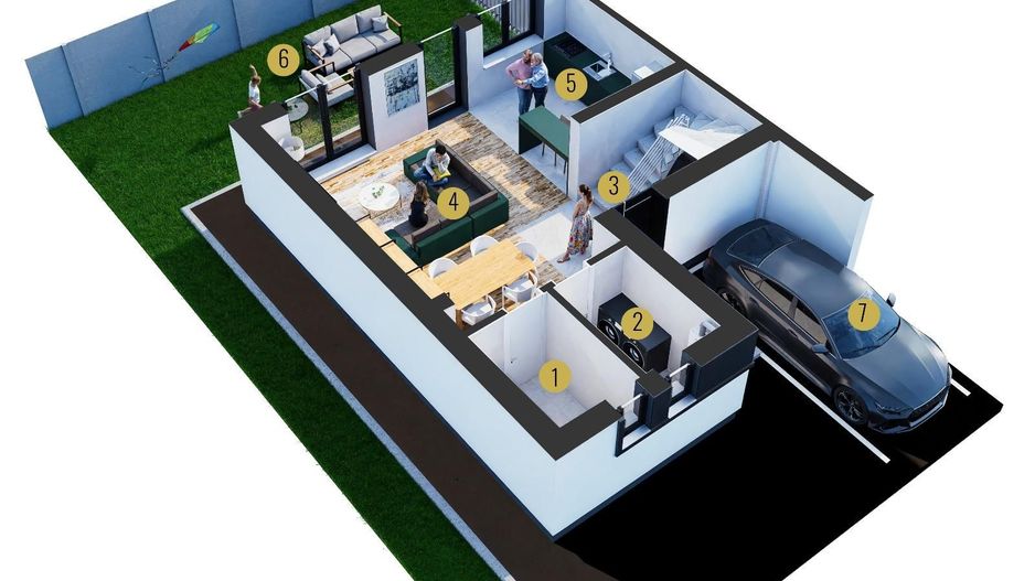 Reședință Modernă cu Finisaje Distinse - Poză 4