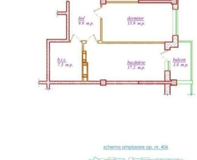 Vânzare, apartament, 2 camere, str. Nicolae Dimo, Durlești - Poză 1
