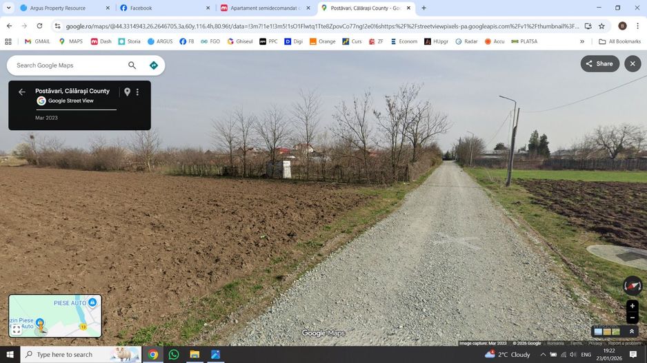 Teren 500 mp de vanzare, Frumusani - Postavari, acces rapid A0 si DNCB - Poză 3