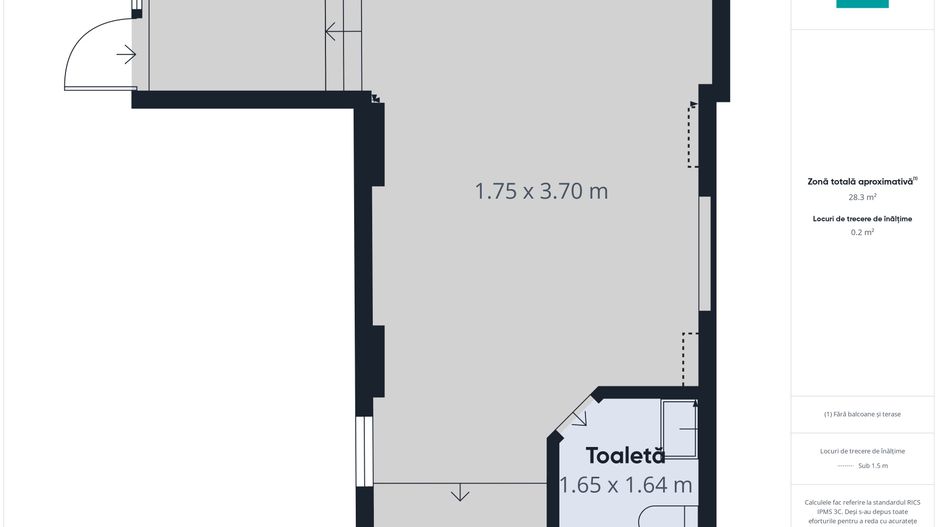 Spațiu comercial  de 29 mp cu vad ultracentral - Poză 8