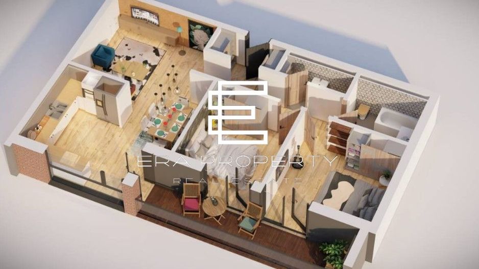 Apartament premium 3 cam, boxa, garaj-intabulat- Sibiu zona Alba Iulia - Poză 9