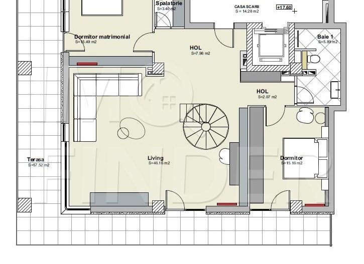 Penthouse Buna Ziua, 150 mp utili  + 200  mp terasa, SMART HOME - Poză 10