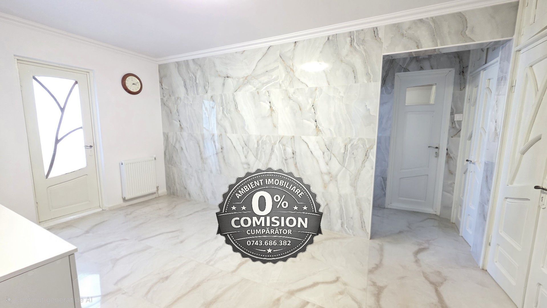 Apartament cu 2 camere (modificat în 3 cam.), etaj 1, VASLUI-zona CRUCEA GĂRII; - Poză 1