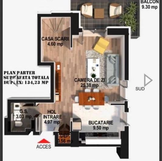 De Vanzare Apartament 3 Camere- Duplex - Drumul Taberei - Poză 15