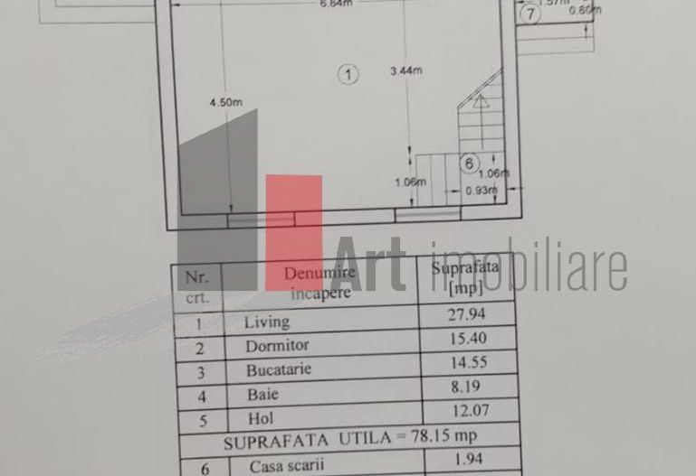 Casa de vanzare Domnesti - Schiță 12