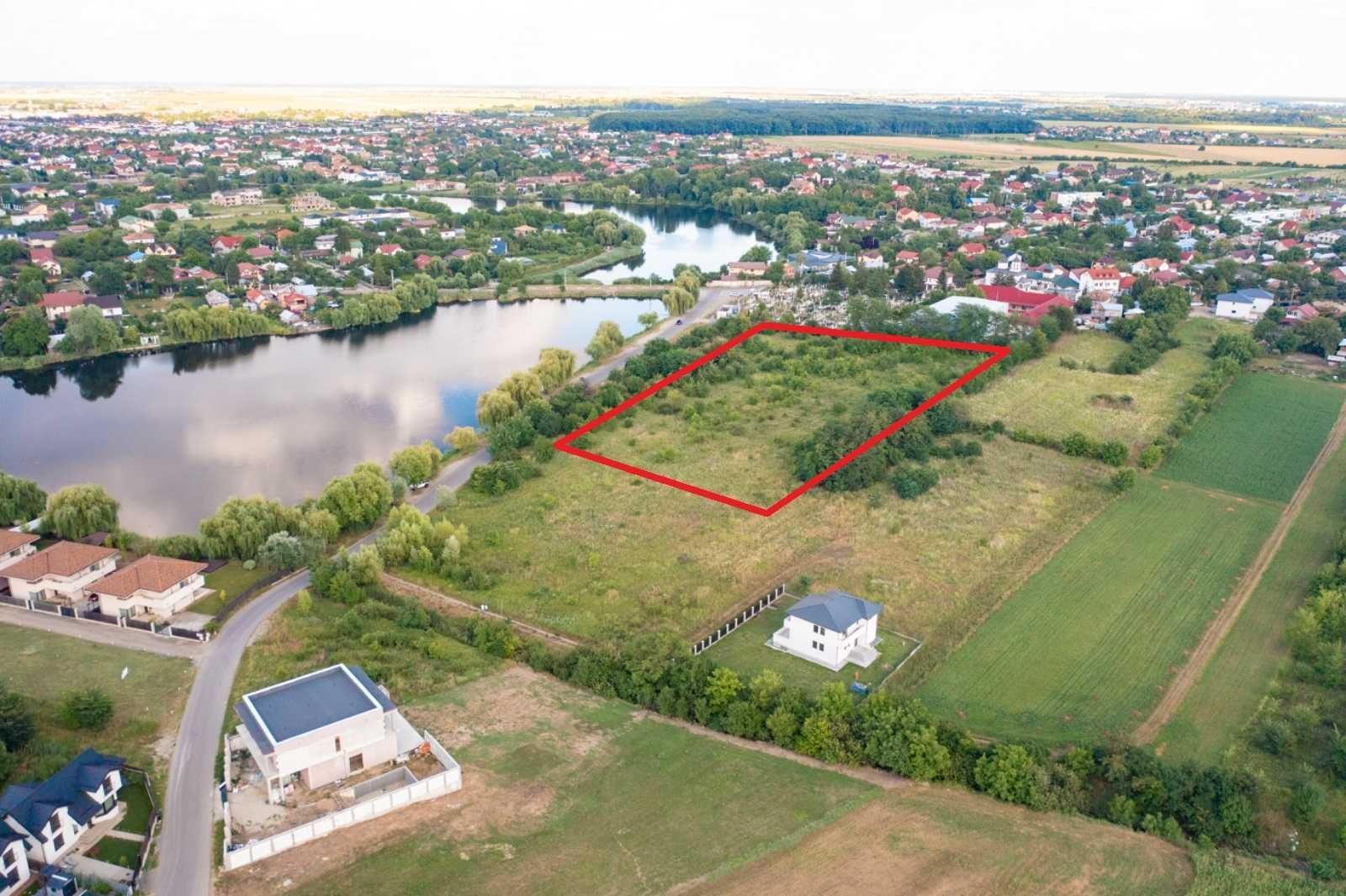 Teren cu vedere la lac, intravilan, Strada Laguna Albastra, Corbeanca - Poză 2