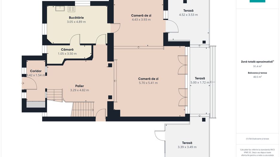 Vilă 343 mp utili, teren 600 mp, Oncea – Oradea - Poză 35