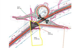 Terenuri Investitie 43485 mp Ungheni-Mures / Autostrada - Poză 1