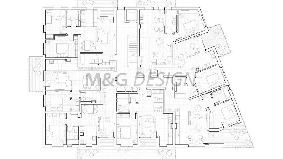 Apartamente 2 3 camere bloc nou Mehala - Schiță 4