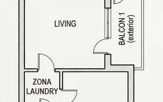 P 1228 - Apartament 2 camere în Târgu Mureș, Tudor - Schiță 11