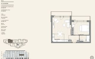 Apartament cu 2 camere de vânzare în Nord, Voluntari - Poză 1