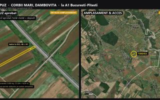 Teren 14.915 mp // PUZ aprobat hotel-motel + depozit // A1 București–Pitești - Poză 1