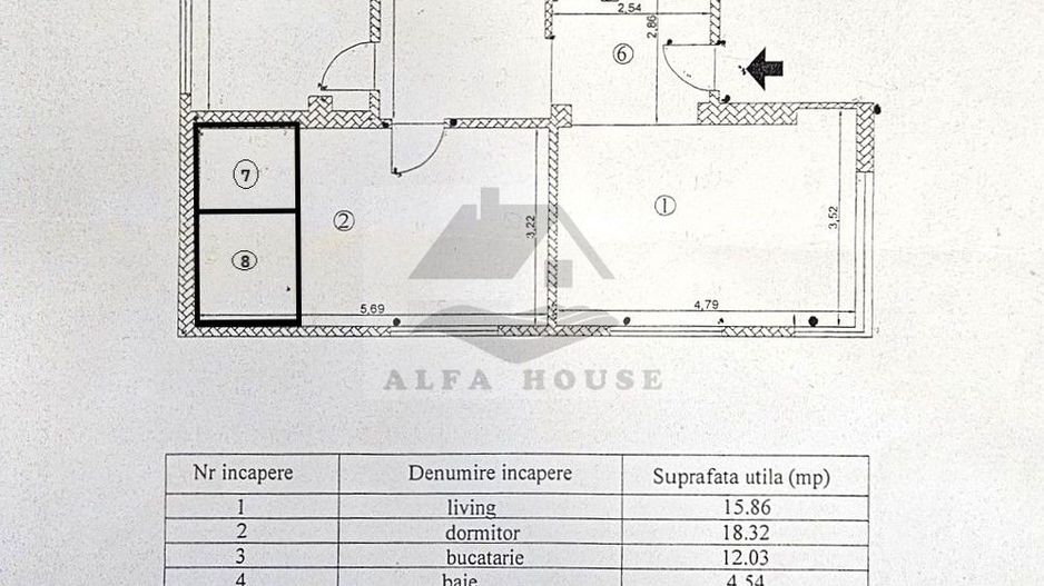 Oportunitate - Apartament cu trei camere in vila, zona Tractorul 70 mp - Poză 23