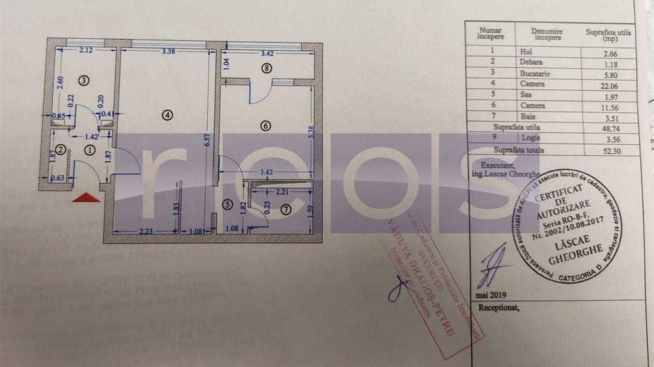 VANZARE APARTAMENT 2 CAMERE 52MP TITAN OZANA 1 DECEMBRIE 1918 SEMIDECOMANDAT - Poză 7