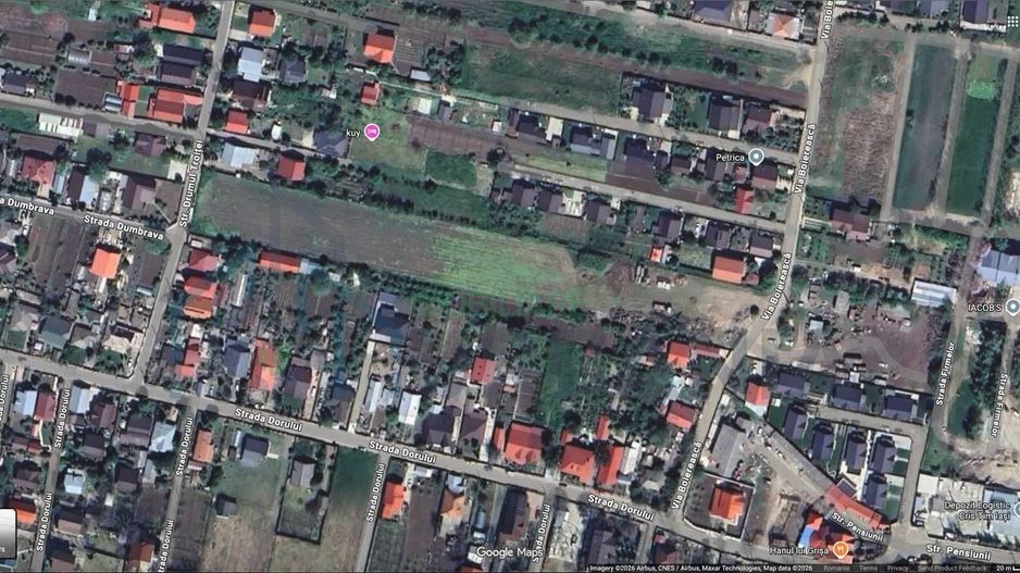 Teren intravilan de vanzare, Holboca - Iasi, 9427 mp, intre Via Boiereasca si Drumul Troitei - Poză 1