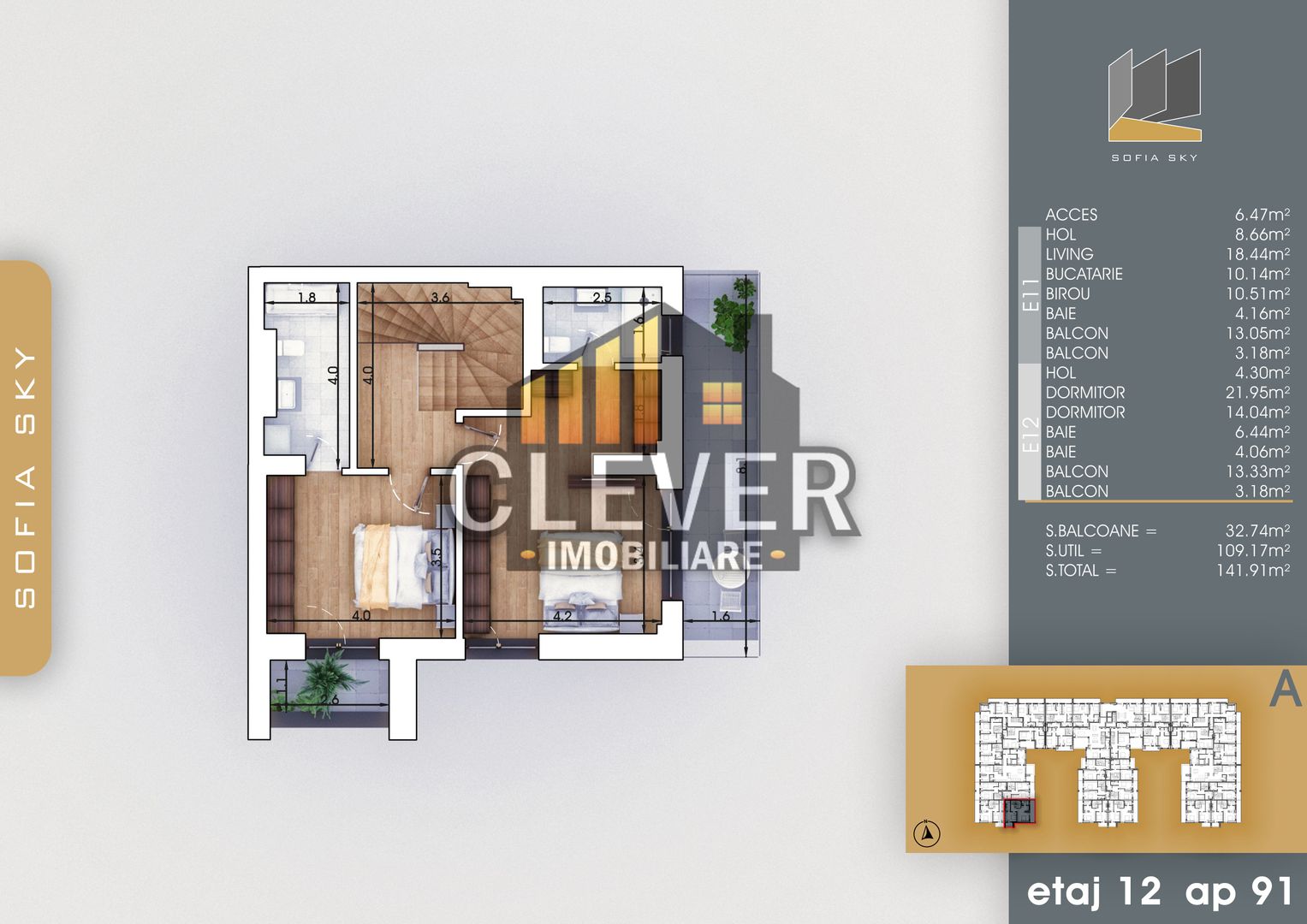 Duplex 4 camere Incalzire Prin Pardoseala Theodor Pallady - Poză 2