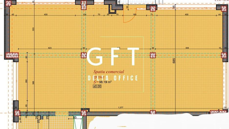 Spatiu comercial Nou 113 mp-ideal cabinet/birou/ showroom, Zona Gara - Poză 1