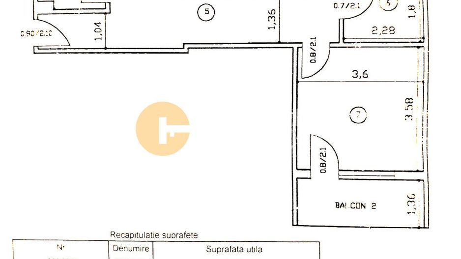 CHIRIE: 3 Camere Decomandat | Valea Lupului – Confort și Spațiu Generos - Schiță 9
