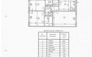 3 Camere - 64MP | Decomandat | 2 Bai | 1981 | Uverturii - Schiță 8