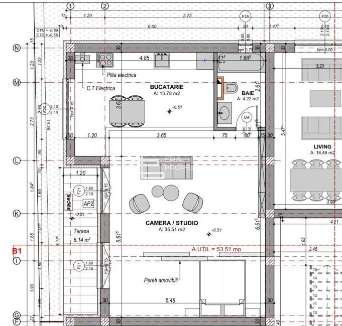 Spațiu comercial 53.54 mp, 2 parcări, Doamna Stanca - Schiță 7