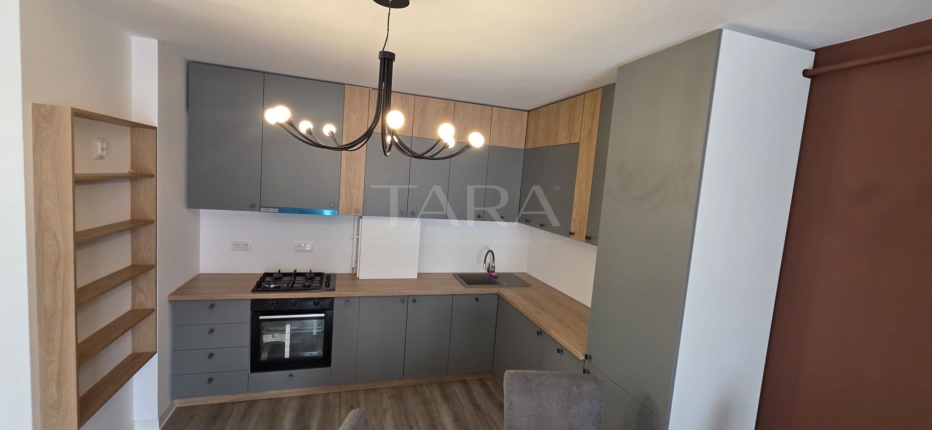 Apartament 2 camere, Florești Centru, bloc nou, complet mobilat. - Poză 4