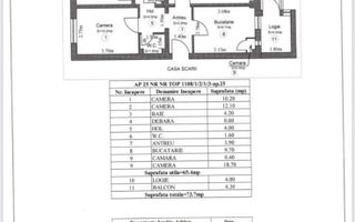 Apartament 3 camere | Etaj 3 | Balcon | Pivnita | V Aaron - Poză 2