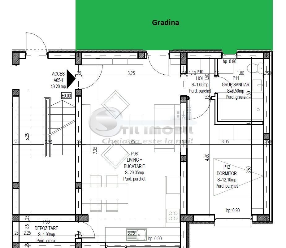 Apartament 2 camere + Terasa de 40mp - zona Rediu - Poză 7