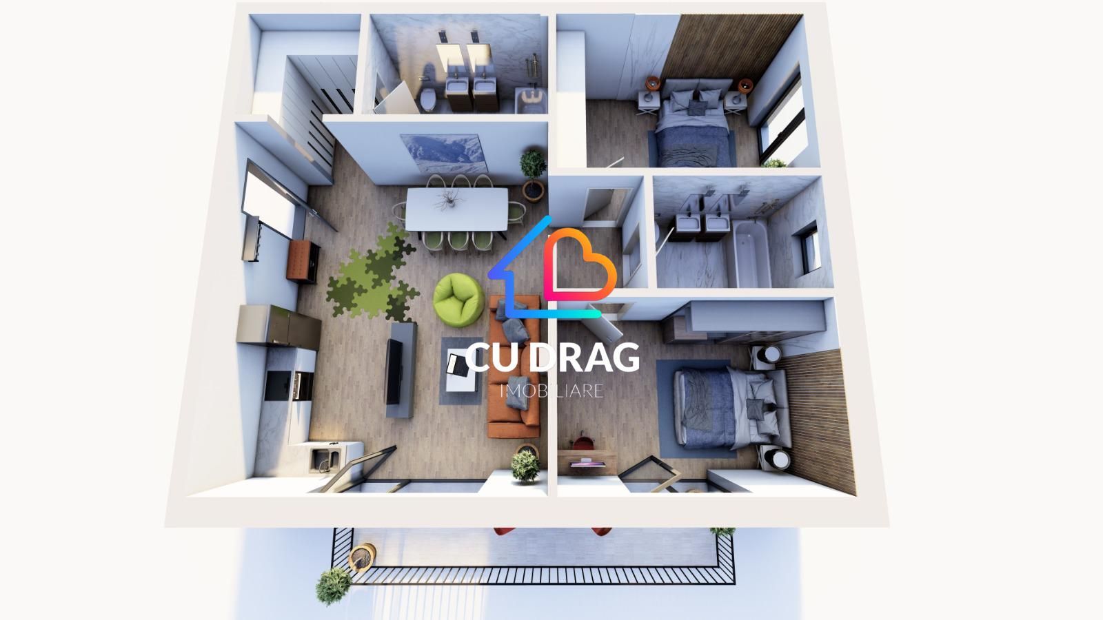Apartament 3 camere Proiect nou  langa Lidl - Poză 6