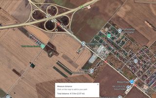 Teren 500 mp de vanzare, Frumusani - Postavari, acces rapid A0 si DNCB - Poză 2