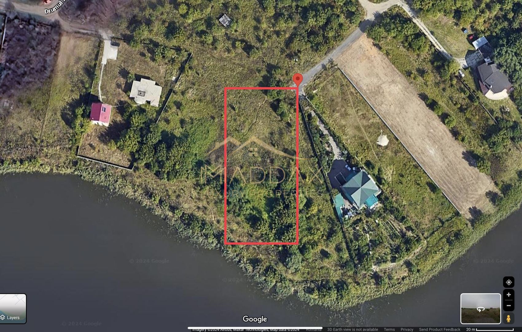 Teren Intravilan ***5000mp****deschidere la lac *47m* // Straulesti - Poză 2