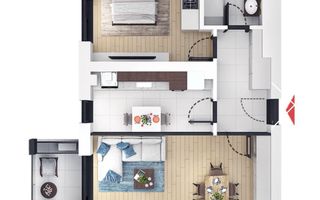Apartament nou cu 2 camere - Exigent Plaza faza 6 - Blvd. Timisoara 82 - Poză 1