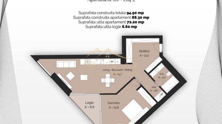 Proiect rezidențial // Apartamente 1-5 camere // Finalizare 2026 - Poză 37