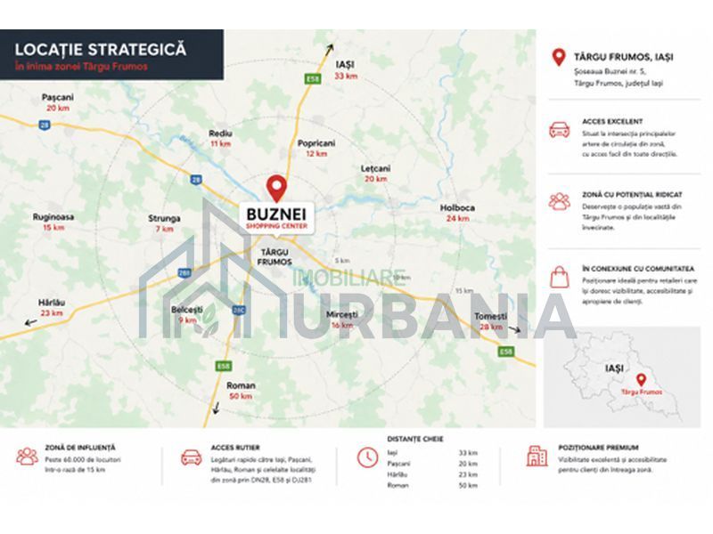 Spațiu comercial de închiriat, 218 mp, în Buznei Shopping Center, Târgu Frumos - Poză 7