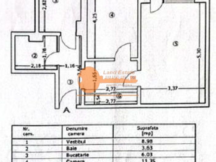 Apartament 2 Camere | Metrou Dristor la Câțiva Pași - Schiță 15