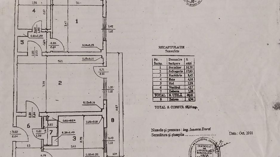 Apartament 2 camere complet renovat,piata Veteranilor,bloc1981 - Poză 15