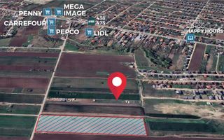 Teren intravilan de vanzare, 500 mp si deschidere ampla, Com Berceni - Poză 3