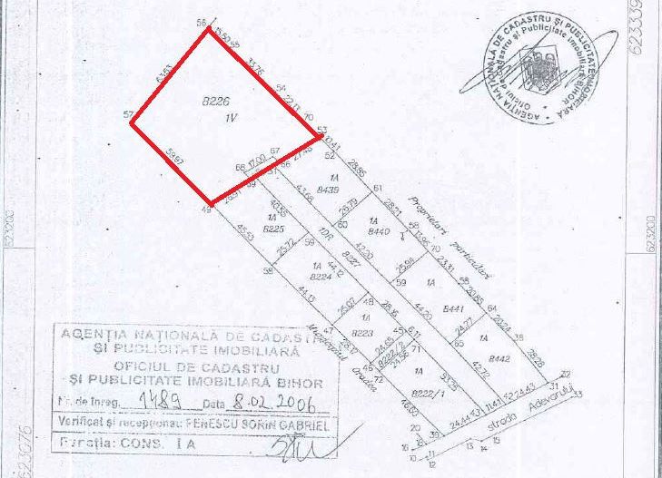 Teren Oradea - Schiță 2