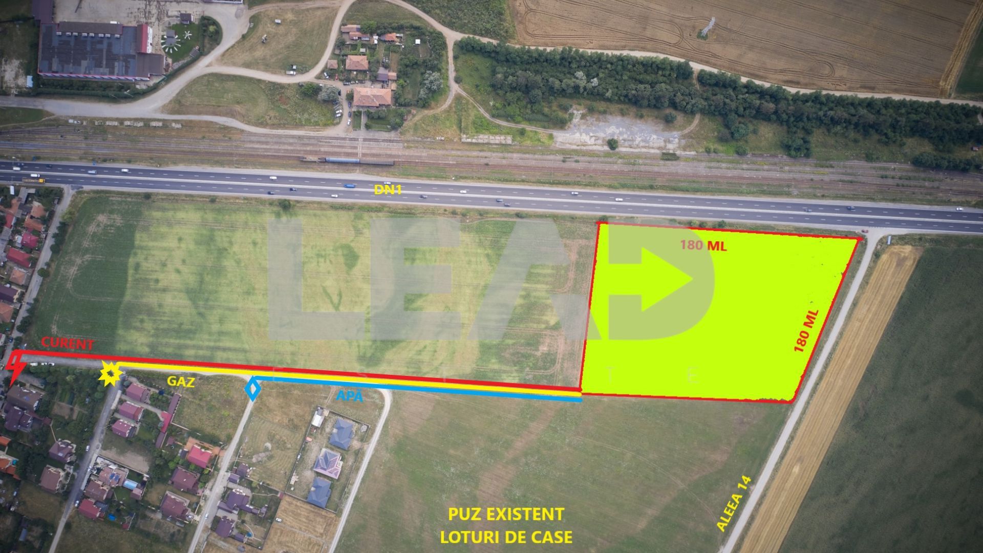 DE VANZARE! Teren intravilan 24100 mp, Harman, la DN11 - Poză 4