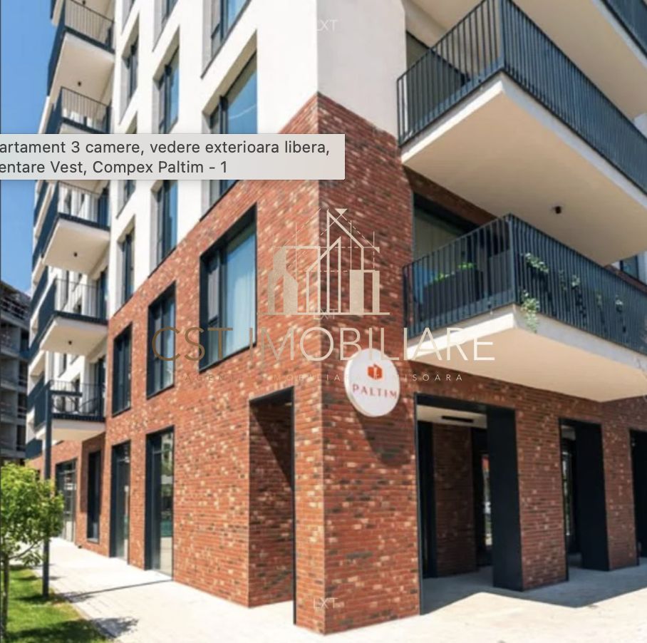 Apartament cu 3 camere, 2 bai si balcon – PALTIM, Timisoara - Poză 1