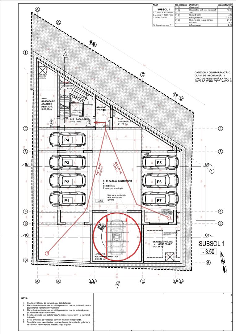 Teren cu Autorizatie | Sector 2 | Zona Barbu Vacarescu - Schiță 18