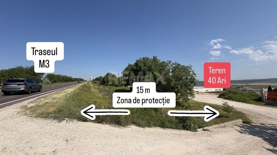 40 Ari Prima Linie Traseu M1/Spatiu Comercial - Poză 3