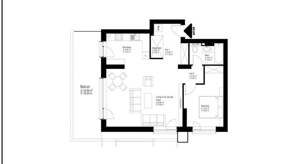 Apartament cu 2 camere într-un proiect exclusivist, în zona Iancu Nicolae - Poză 4