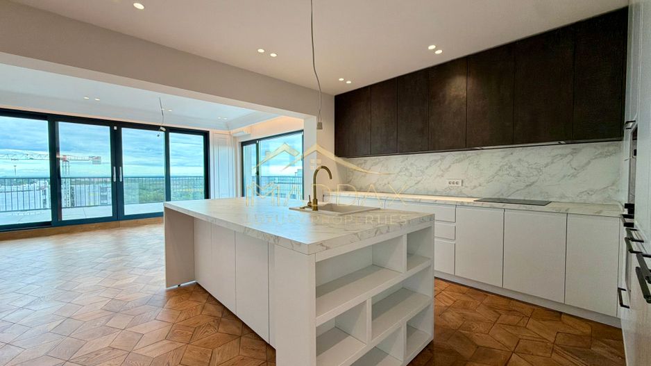 Penthouse cu 4 camere // terasă 70 mp / 200 mp / 3 parking / Straulesti - Poză 18