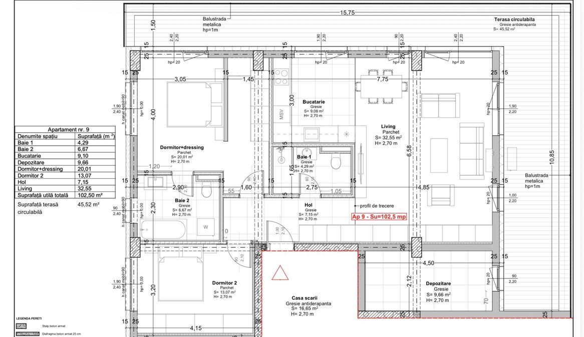 Soarelui – Braytim | Proiect Nou | Lift | Apartamente & S.A.D.-uri - Poză 7