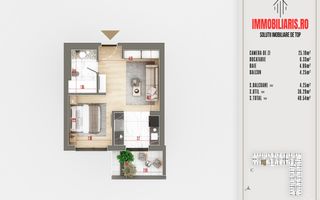 Pallady- Finisaje la Alegere- Incalzire Pardoseala- Direct Dezvoltator - Schiță 2